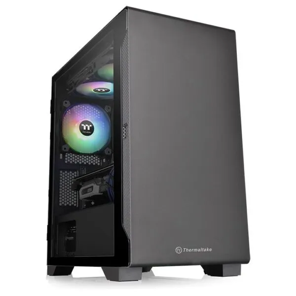 GABINETE THERMALTAKE S100 TG BLACK 1X120MM