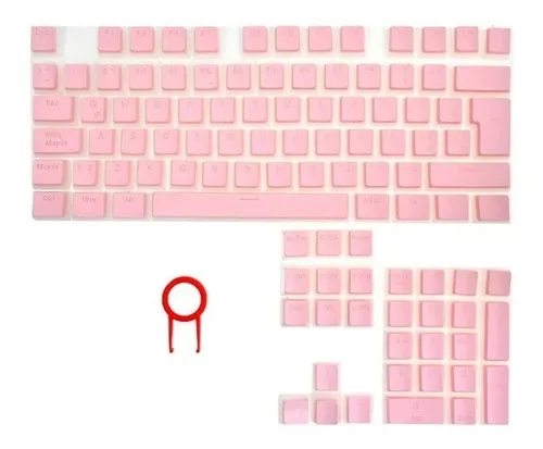 Keycaps Redragon Scarab Pink Español A130P-SP