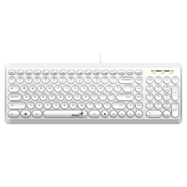 Teclado Genius Slimstar Q200 White