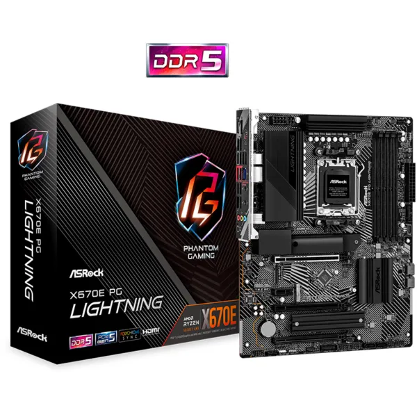 MOTHER ASROCK X670E PG LIGHTNING AM5