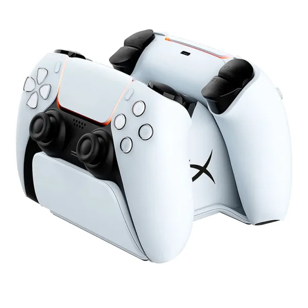 Base Cargadora HyperX ChargePlay Duo PS5 White