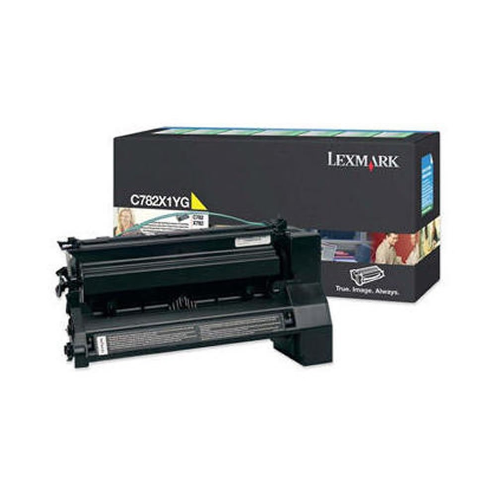 Toner Lexmark C782X1YG Amarillo