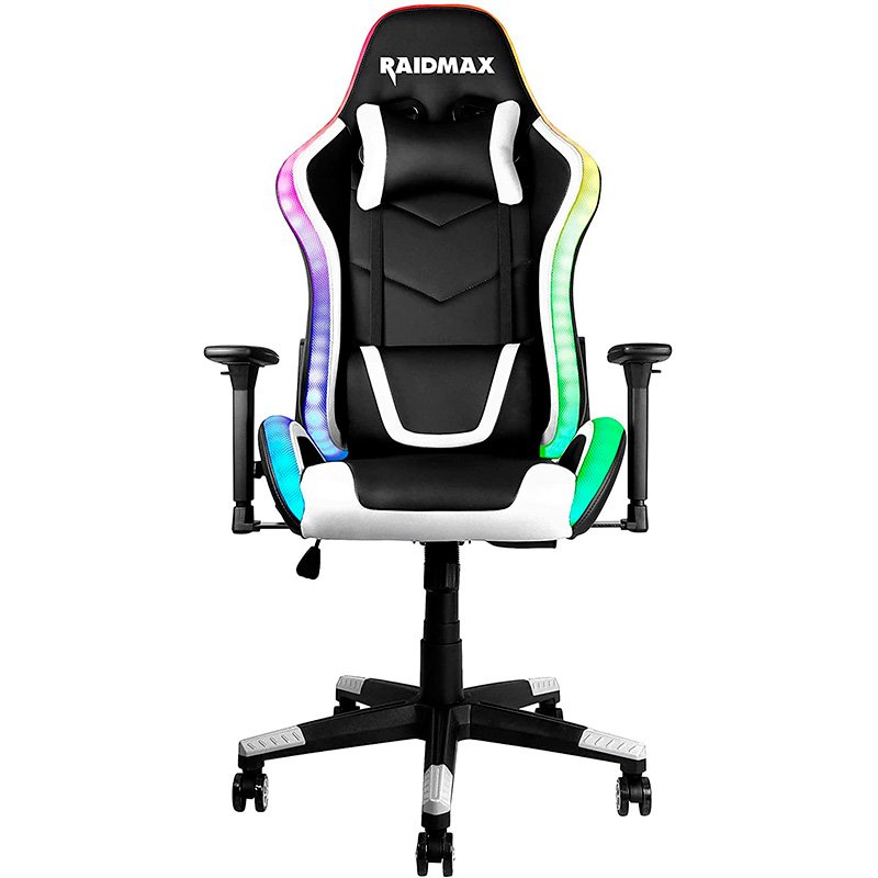 Silla Gamer Raidmax DK 925WT Blanca RGB