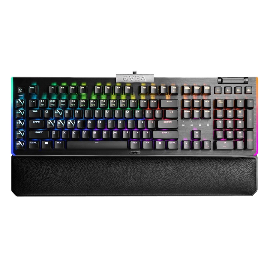 Teclado Gamer EVGA Z20 Linear Dark Grey RGB