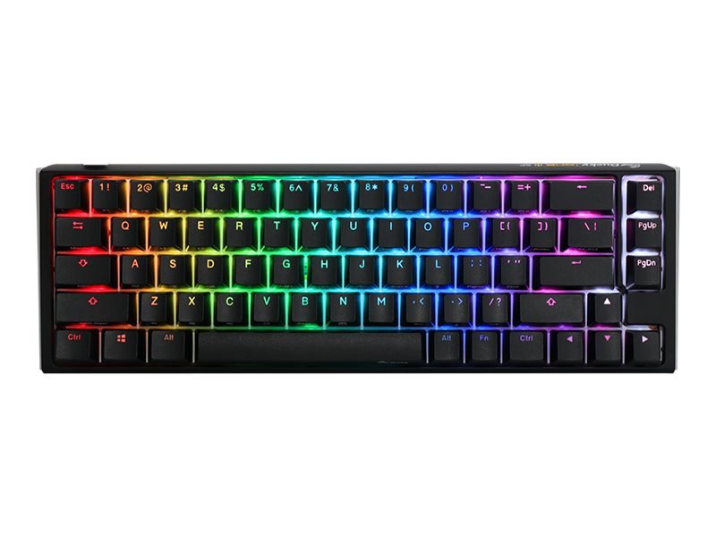 Teclado Gamer Mecánico Ducky One 3 SF 65 Hotswap Cherry MX Brown Retroiluminado RGB Negro