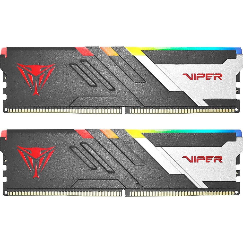 Memoria Patriot DDR5 32GB (2x16) 6000MHz Viper Venom Black Silver RGB CL30