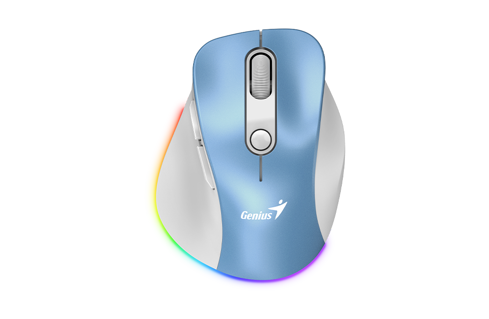 Mouse Genius RS2 Ergo 9000S Pro Light Blue