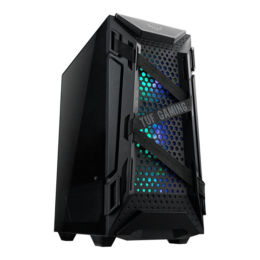 Gabinete Asus TUF Gaming GT301 Black 3x ARGB Fan + 1x Black Fan