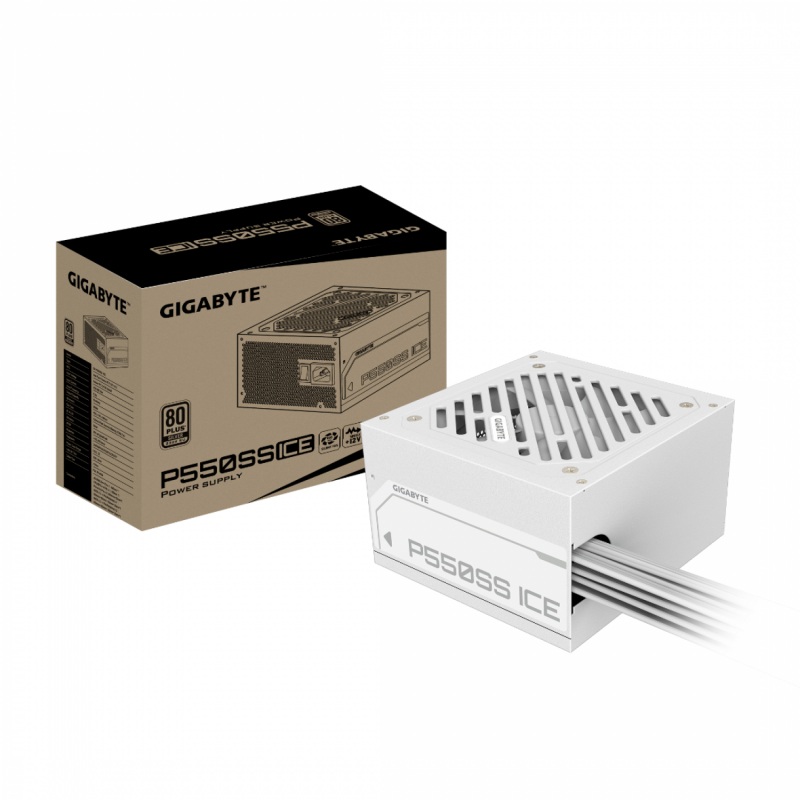 Fuente Gigabyte 550w ICE 80 Plus Silver ATX 3.0 White