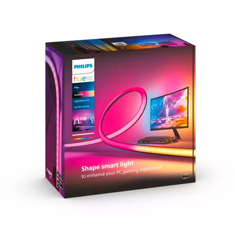 Tira Led Philips Hue Play Gradient para PC 32" 34"