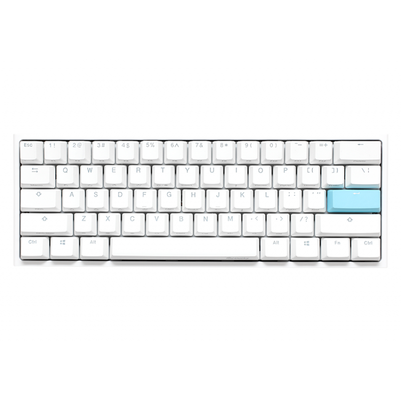 Teclado Gamer Mecánico Ducky One 2 Mini RGB White Kailh Box Brown Switch