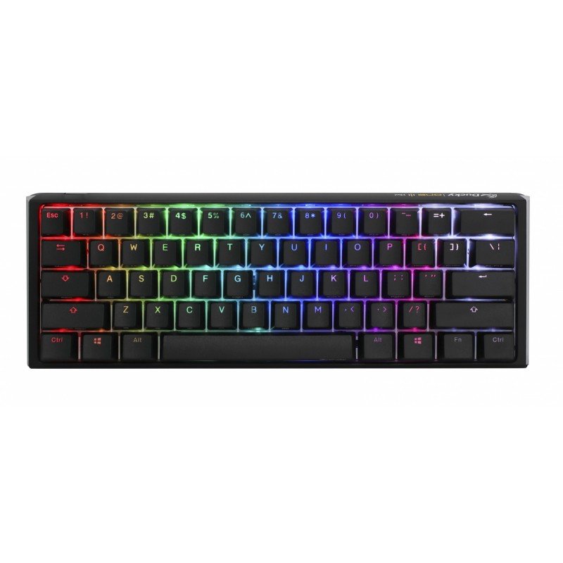 Teclado Gamer Mecánico Ducky One 3 Mini Black Cherry MX Brown