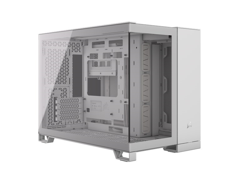 Gabinete Corsair 2500X TG Mid-Tower Dual Chamber White