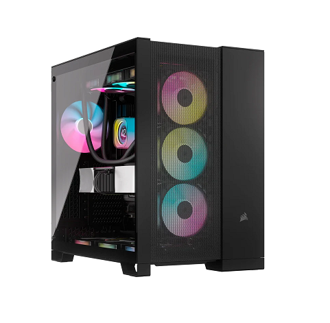 Gabinete Corsair 6500D Airflow Mid-Tower TG Super Dual Chamber Black