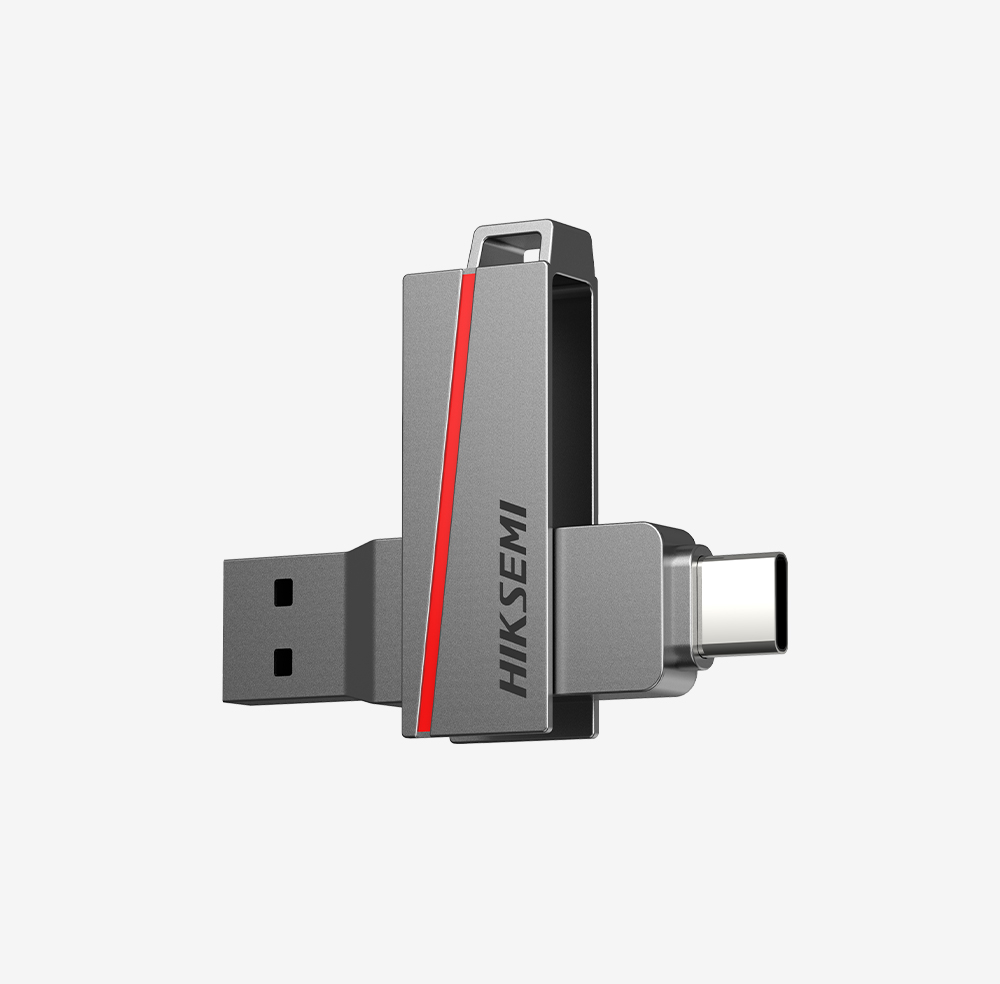 Pendrive Hiksemi 32GB E307C Dual Slim USB 3.0 / USB Tipo C