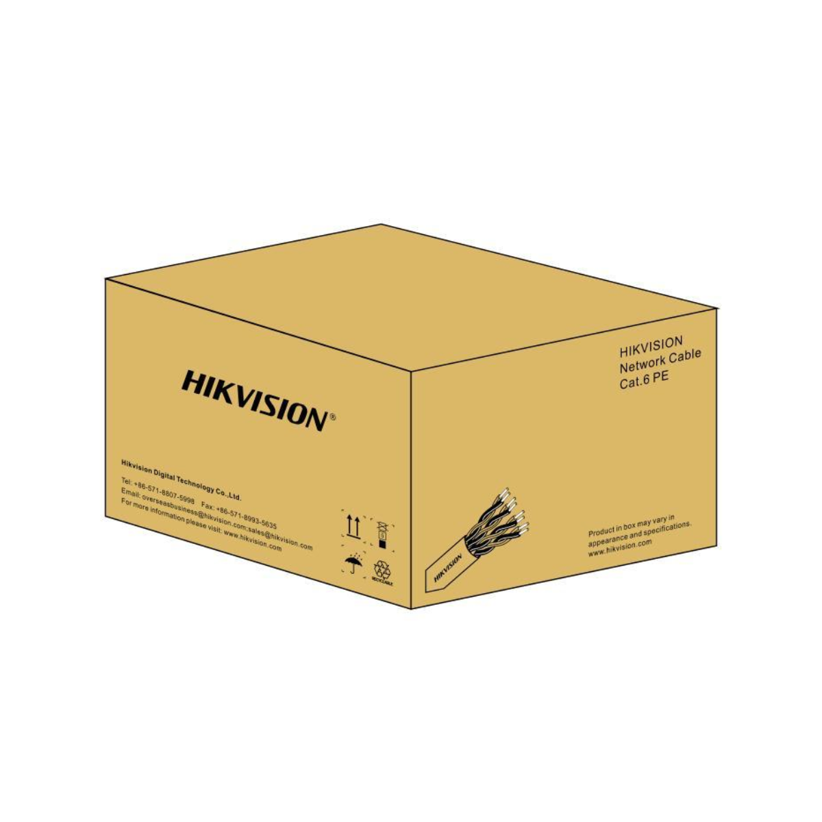 Cable UTP Hikvision CAT6 CPR-eca DS-1LN6UEL5