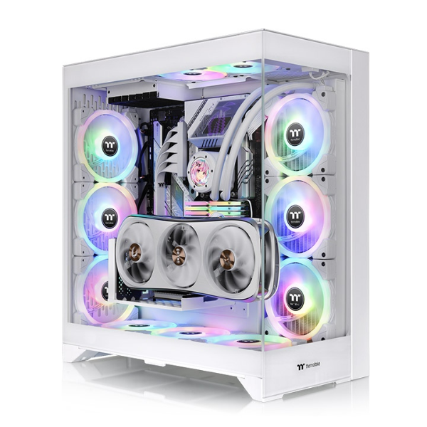 Gabinete TT CTE E660 MX Mid-Tower TG x2 Snow White