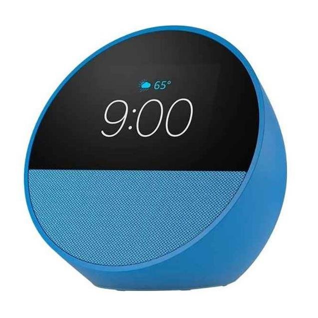 Asistente Amazon Echo Spot Azul Reloj WIFI BT