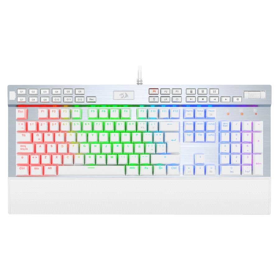 Teclado Gamer Redragon K550 Yama Blanco ES