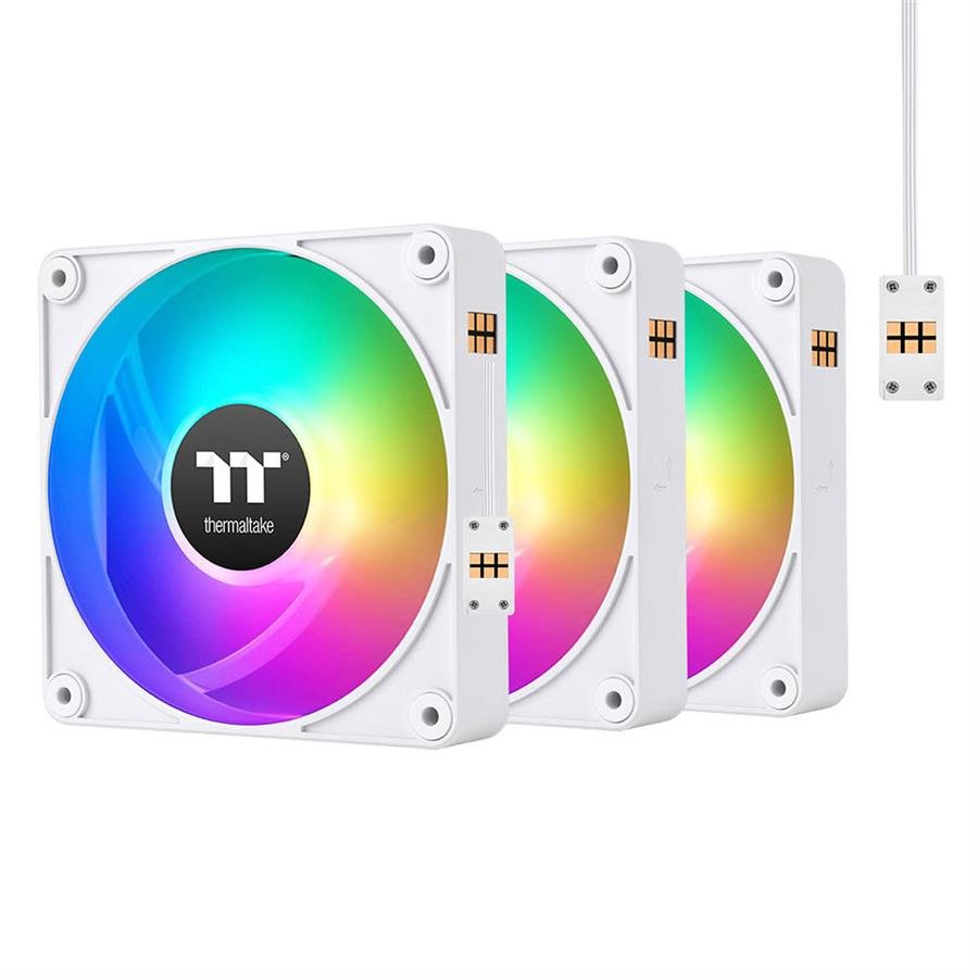 FAN COOLER TT CT120 EX ARGB (3 FAN PACK) WHITE