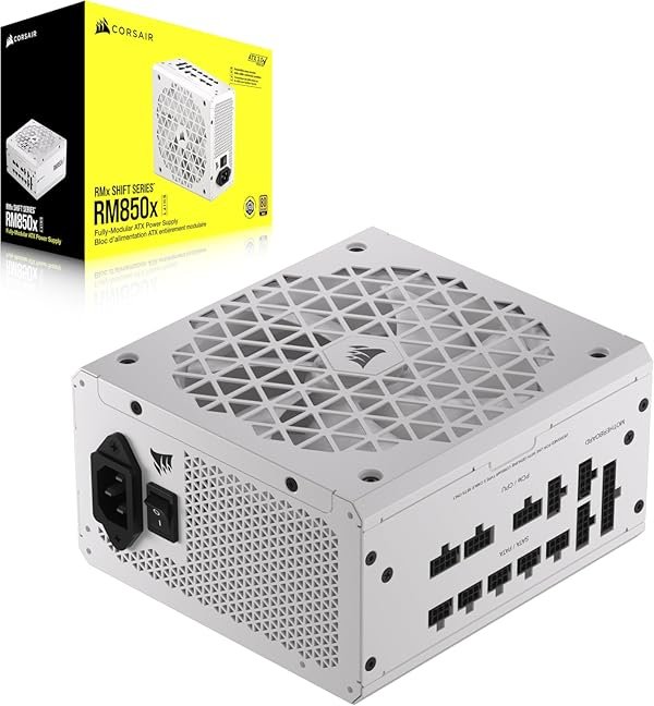 Fuente Corsair 850w RM850X Full Modular 80 Plus Gold White