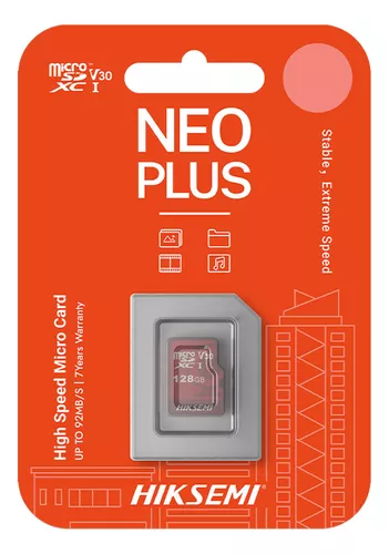 Micro SD Hiksemi 64GB Neo Plus Videovigilancia