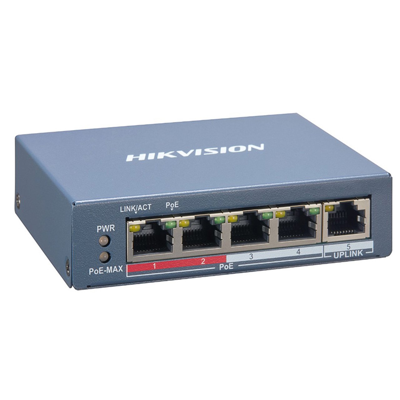 Switch Hikvision PoE inteligente Fast Ethernet DS-3E1105P-EI/M