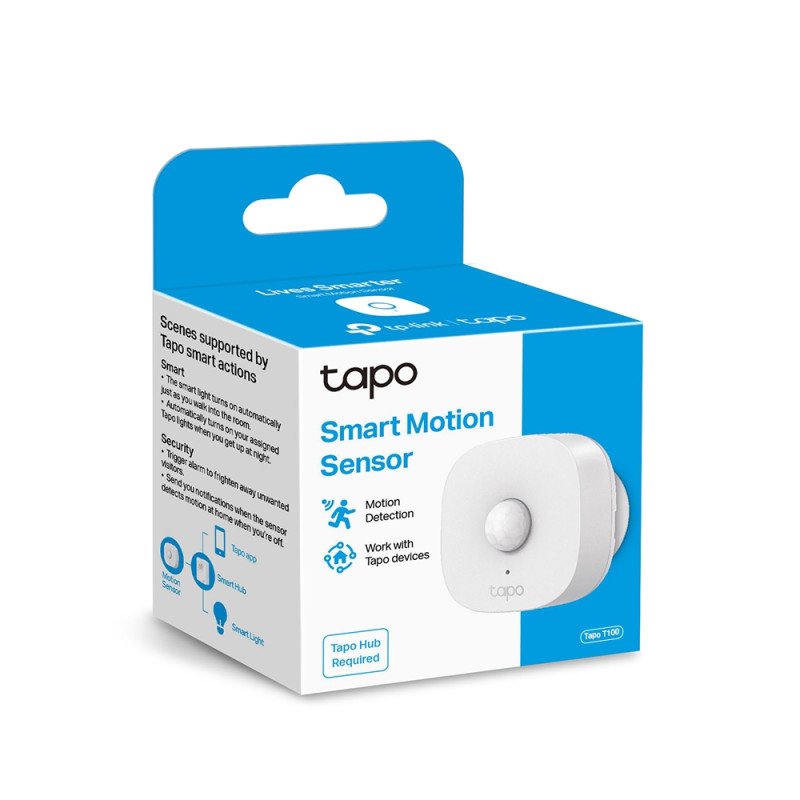 TP-Link TAPO T100 Sensor de Movimiento - Requiere TAPO Hub No Incluido