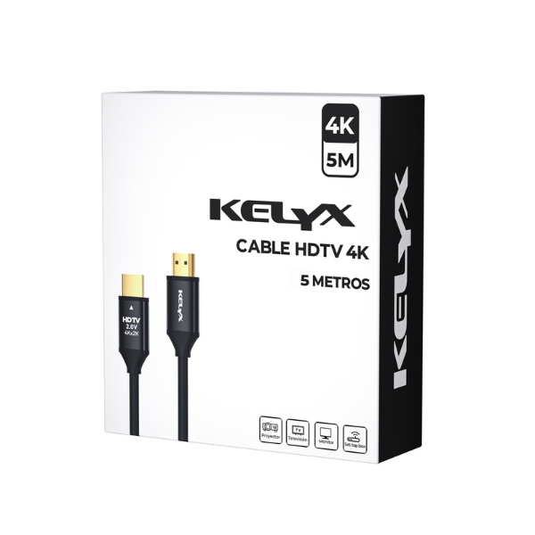 Cable Kelyx HDMI 4K - 5 metros