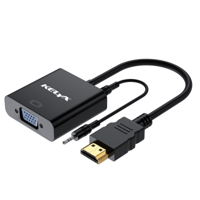 Adaptador Kelyx HDMI a VGA 1080p c/audio