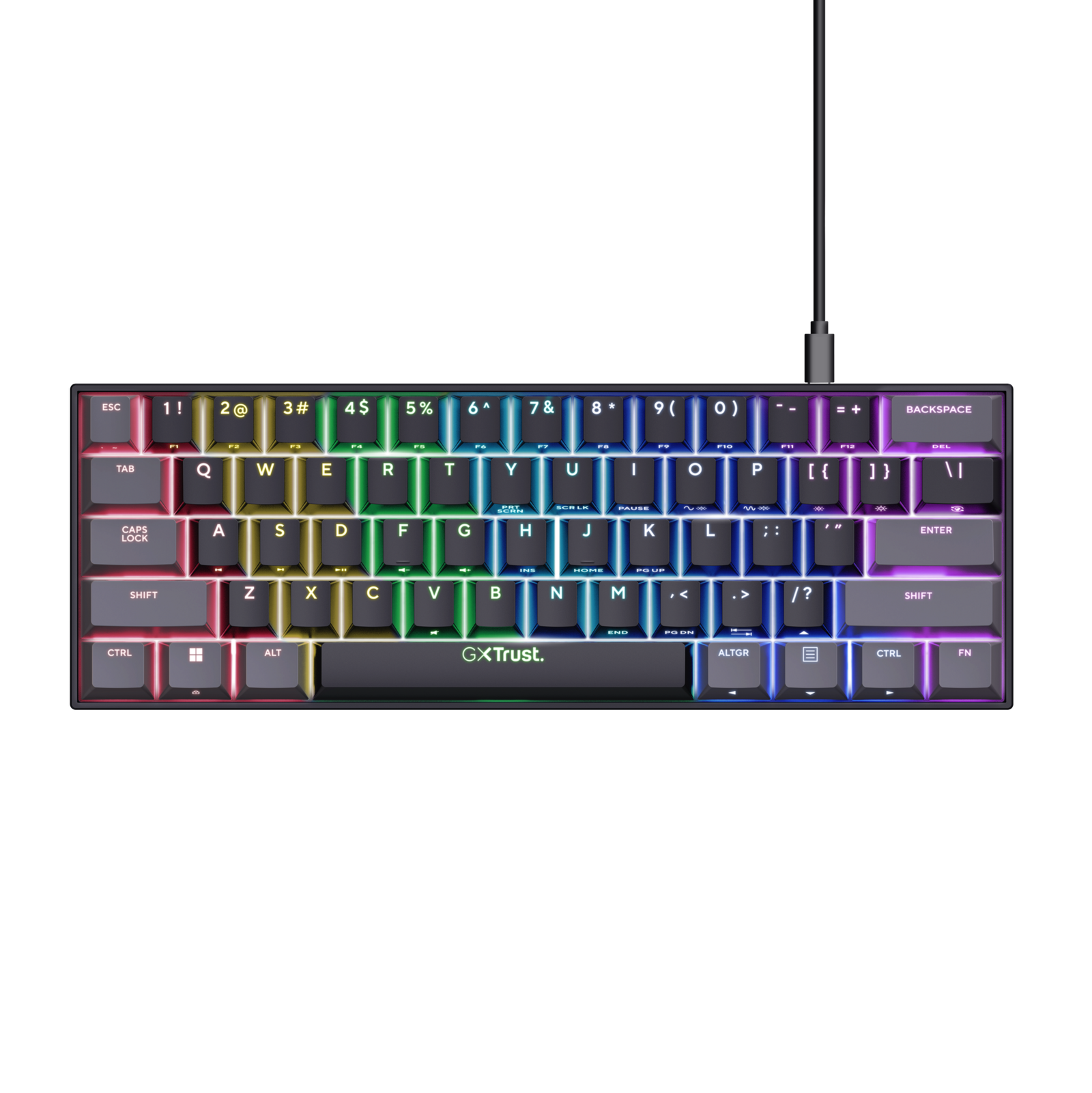 Teclado Gamer Trust Acira Mini Gaming ES GXT 867