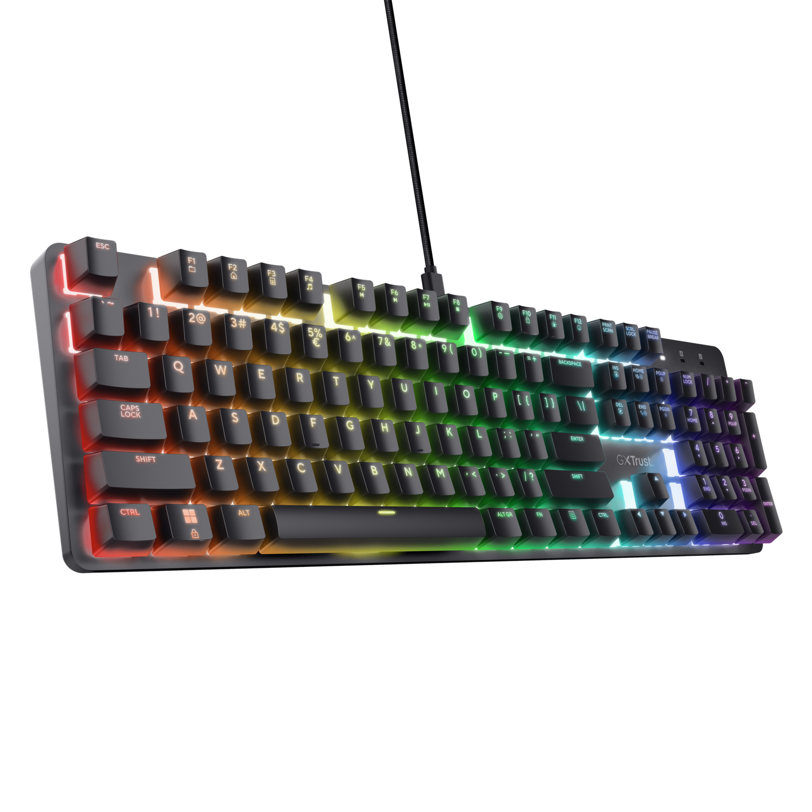 Teclado Gamer Trust Zora Mechanical US GXT 871