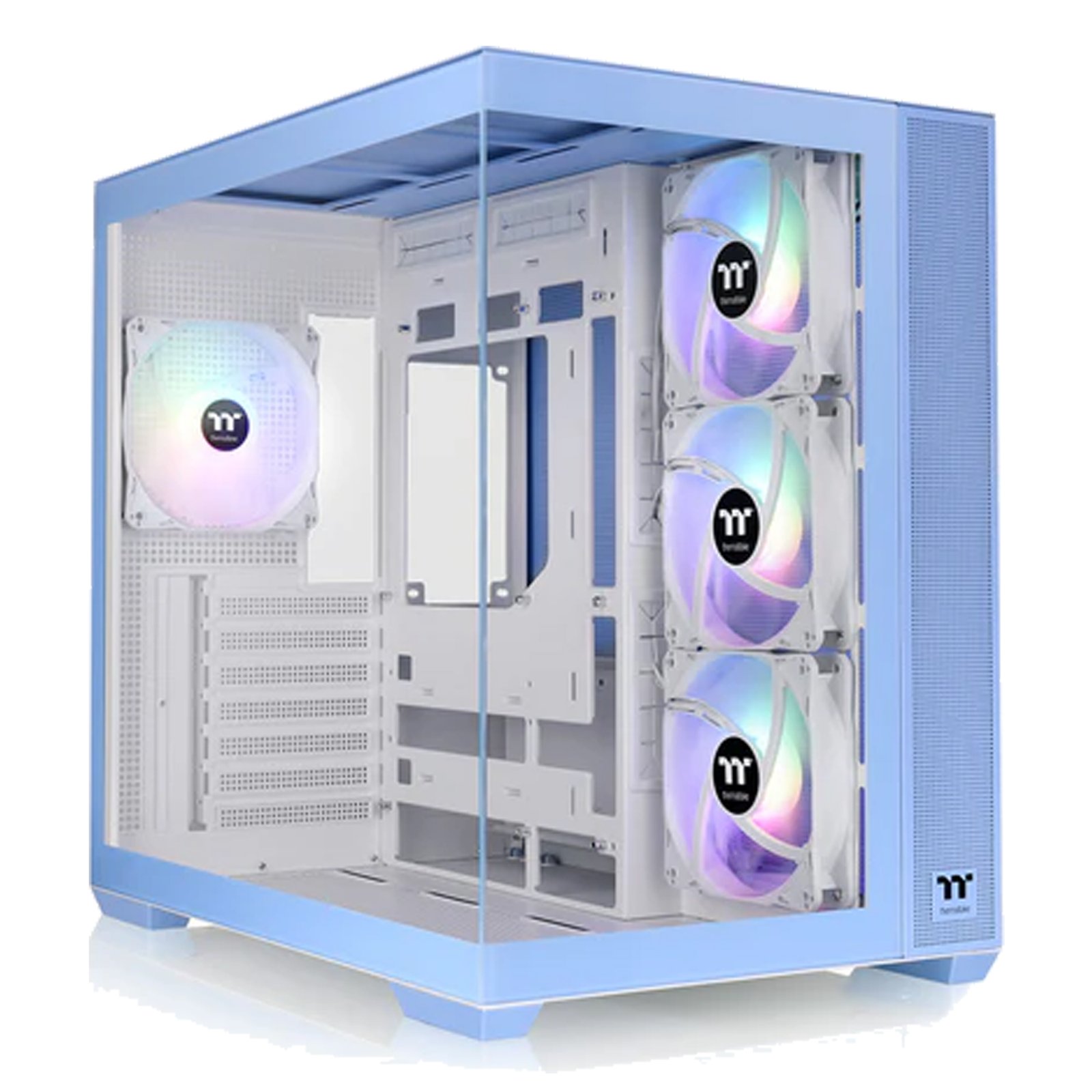 Gabinete Thermaltake View 380 TG ARGB Hydrangea Blue