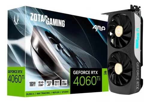 Placa de Video Zotac GeForce RTX 4060 Ti 16GB GDDR6 AMP