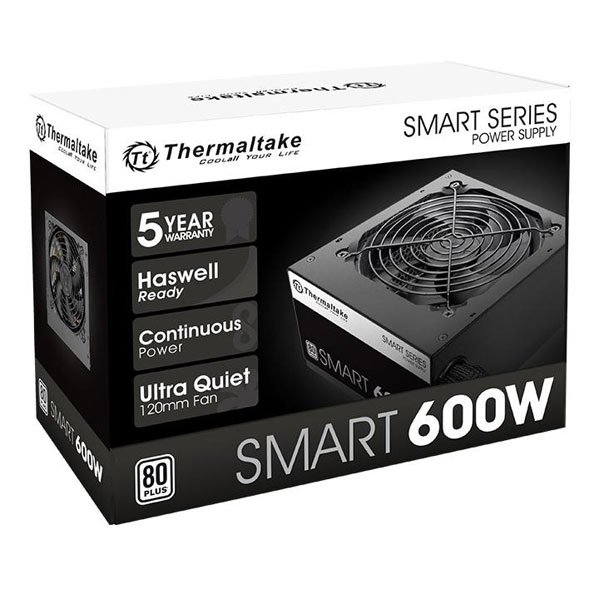 Fuente Thermaltake Smart D2D 600w 80 Plus White