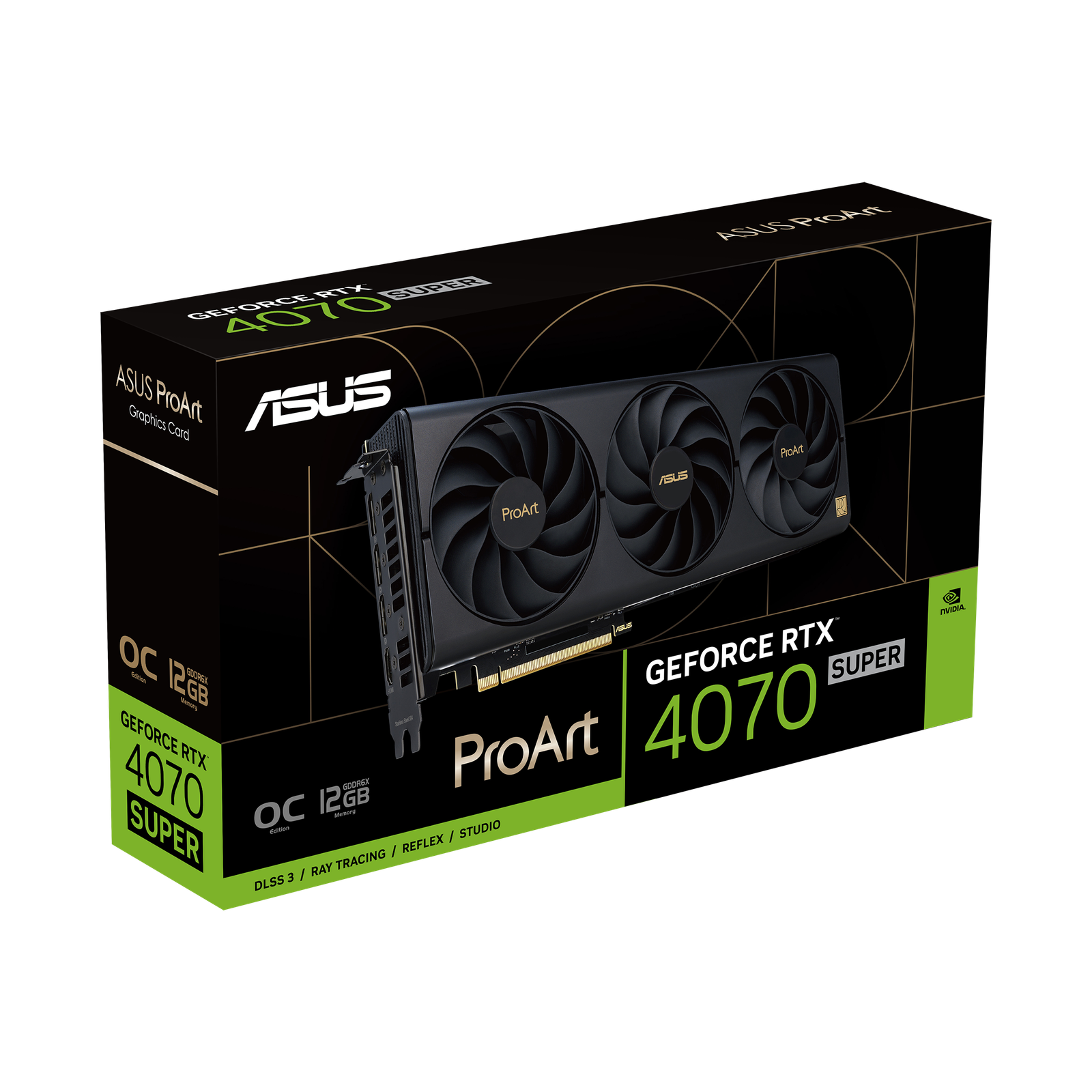 Placa de Video Asus GeForce RTX 4070 Super 12GB GDDR6X ProArt OC