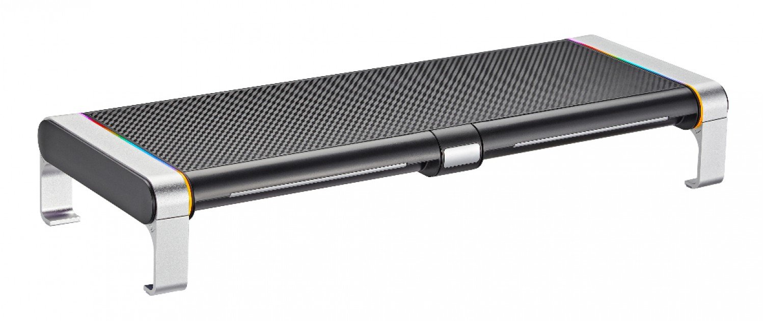 Elevador Para Monitor Intelaid RGB IT-STG Con Cajones