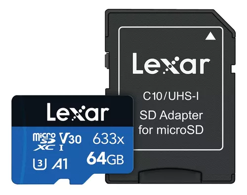 Micro SDXC Lexar 633x 64GB UHS-I C10