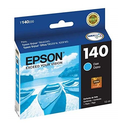 Cartucho Epson Cian T140220-AL Para TX560 / TX620 / TX5