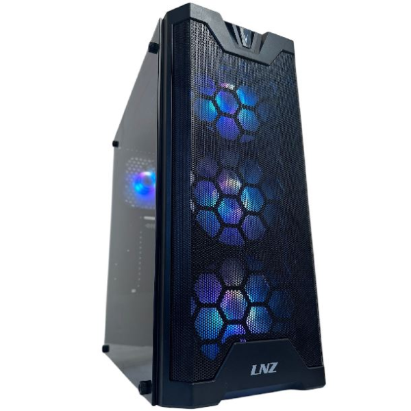 imagen_2025-03-10_004123306 Gabinete LNZ Y11 Mesh + 4 Fan ARGB