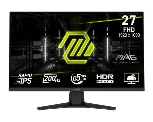 Monitor Gamer MSI 27 200Hz 0.5ms IPS MAG 274F