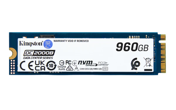 Disco SSD NVMe 960GB Kingston DC2000B PCIe Gen4