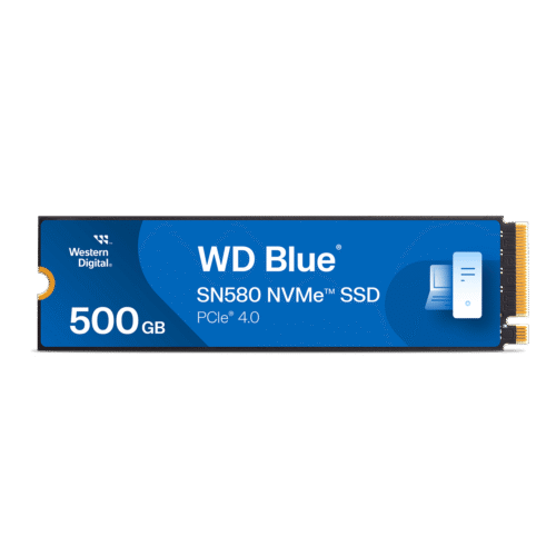Disco SSD NVMe 500GB WD Blue SN580 PCIe Gen4