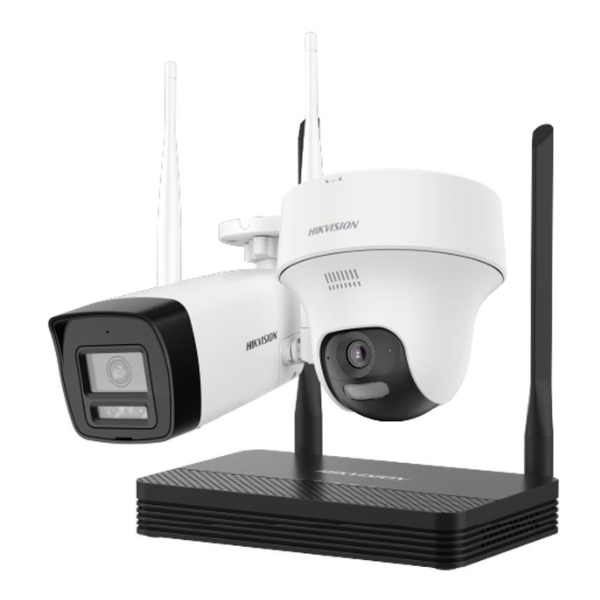 NVS Kit WiFi 2 MP 1 Cam Bullet + 1 Cam Turret NKS422W02H