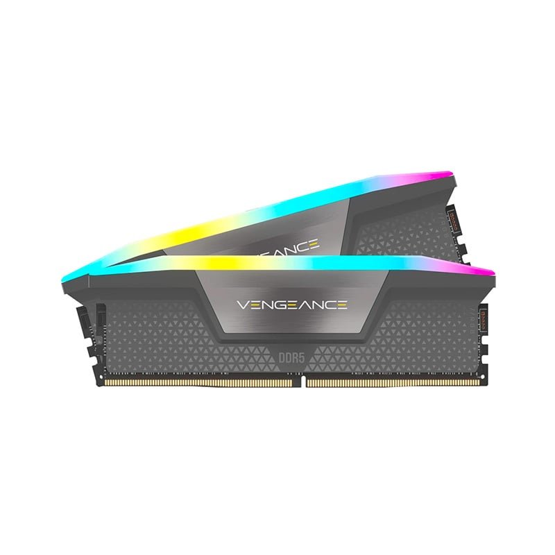 Memoria Corsair DDR5 64GB (2x32GB) 6400MHz Vengeance RGB Black CL32