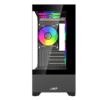 Gabinete Sentey H30 Black + 5 Fan ARGB 3