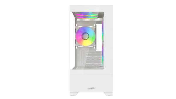 Gabinete Sentey H30 White + 5 Fan ARGB 3