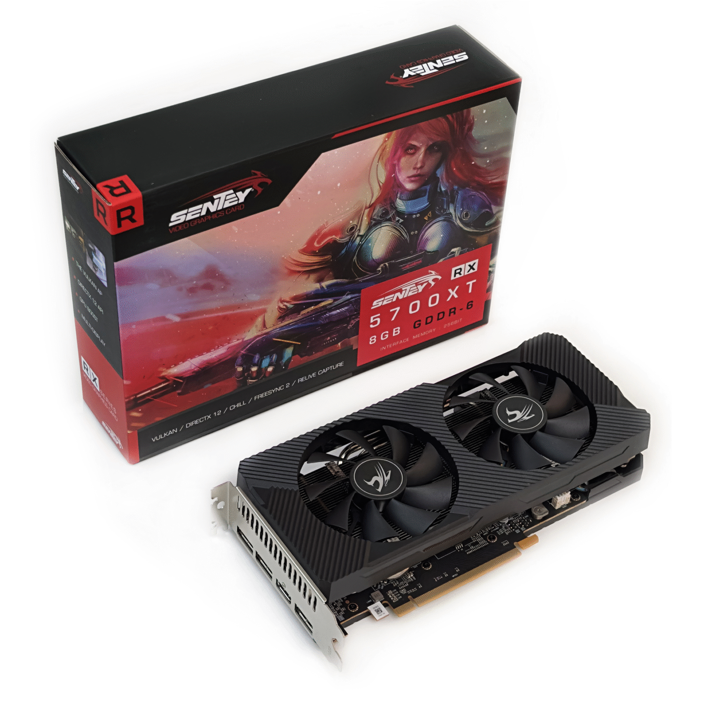 PLACA DE VIDEO SENTEY RADEON RX 5700 XT 8GB GDDR6