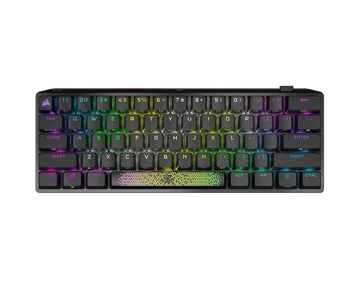 Teclado Gamer Mecanico Corsair K70 PRO Mini Wireless RGB 60 Cherry MX Black PBT