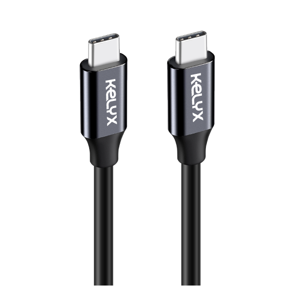 CABLE KELYX USB TYPE C A TYPE C 65W / 10GBP - 4K ULTRA HD 1MT